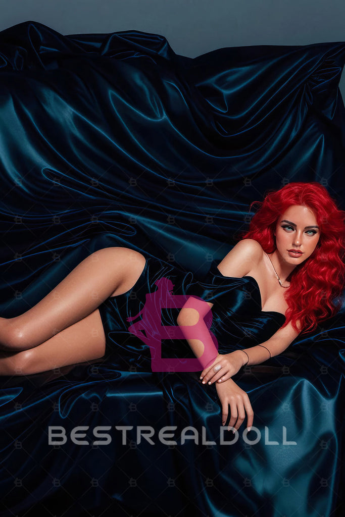 US Stock - Ismay 165cm S003 Small Breasts Silicone Head Sex Doll TPE Body Adult Love Doll (Free 2ND Head)