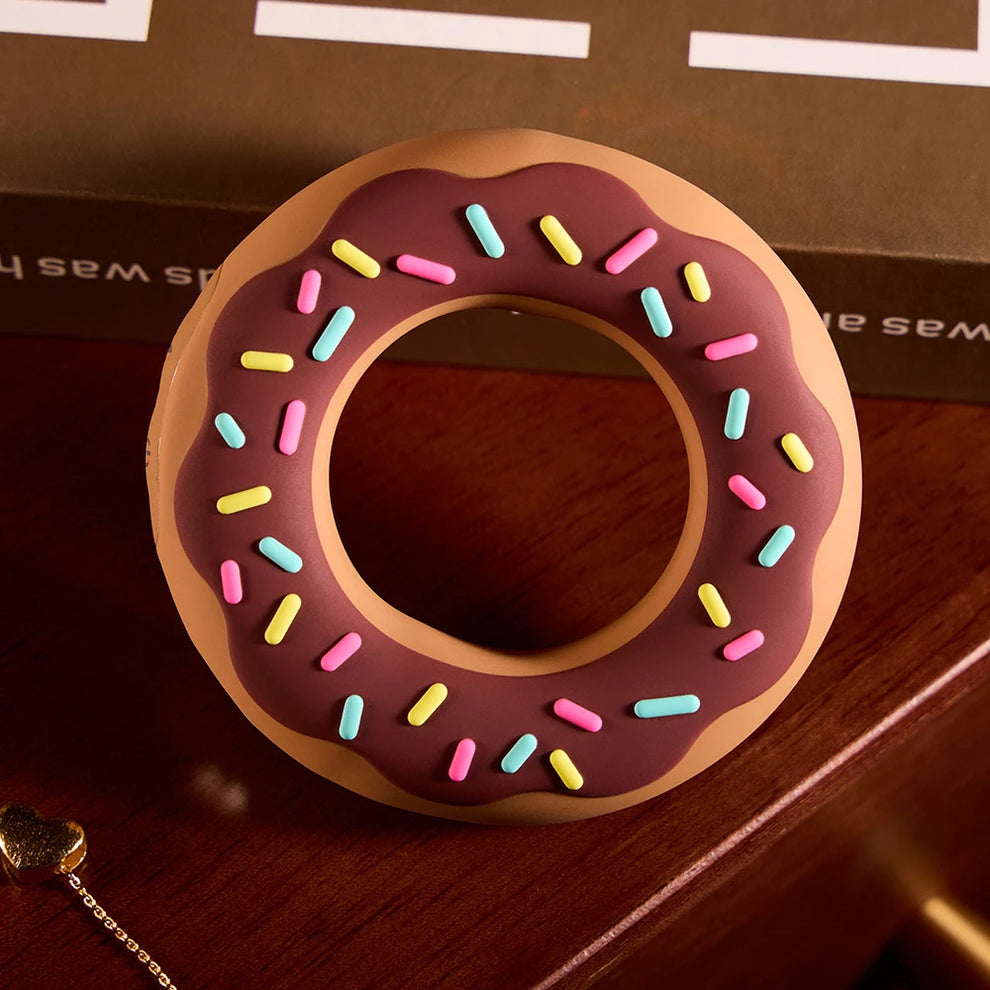 Doughnut Heating Vibrating Cock Ring