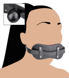 100% faux leather ball gag