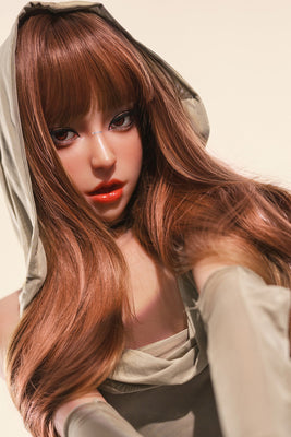US Stock - Loly Plus 160cm M5 Silicone ROS Head Sex Doll Realistic Adult TPE Body Movable Jaw Oral Sex Love Doll Tanned Skin