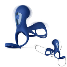 Load image into Gallery viewer, Powerful Multi-speed Rechargeable Vibrating Cock Ring – Stretchy Design For Delayed Ejaculation