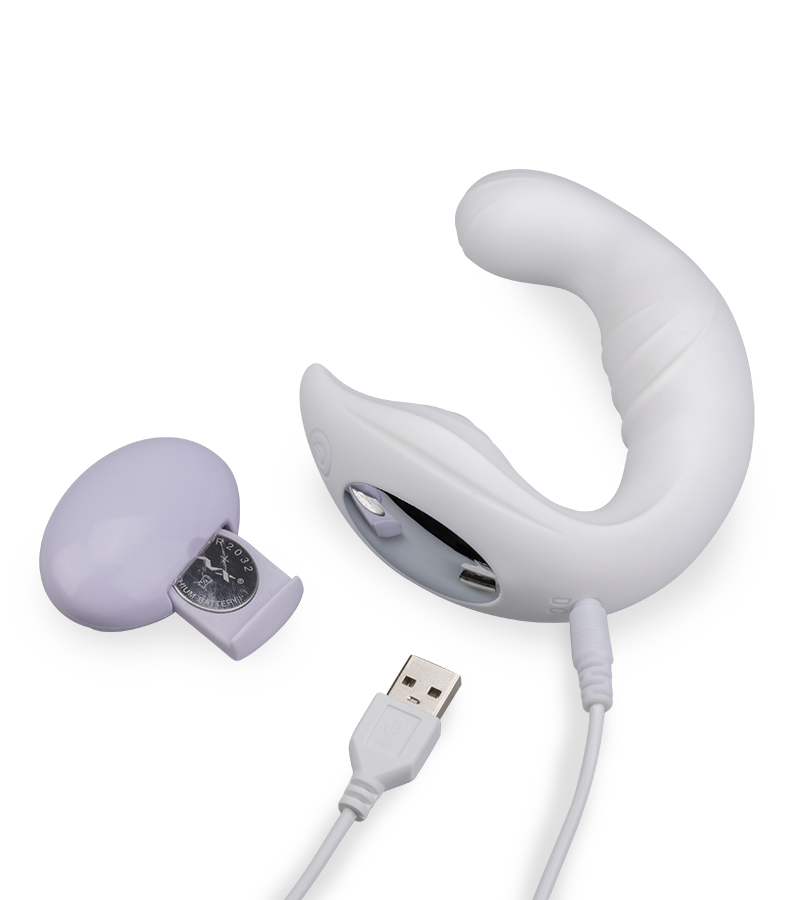 2-in-1 clit and G-spot couple&#039;s vibrator