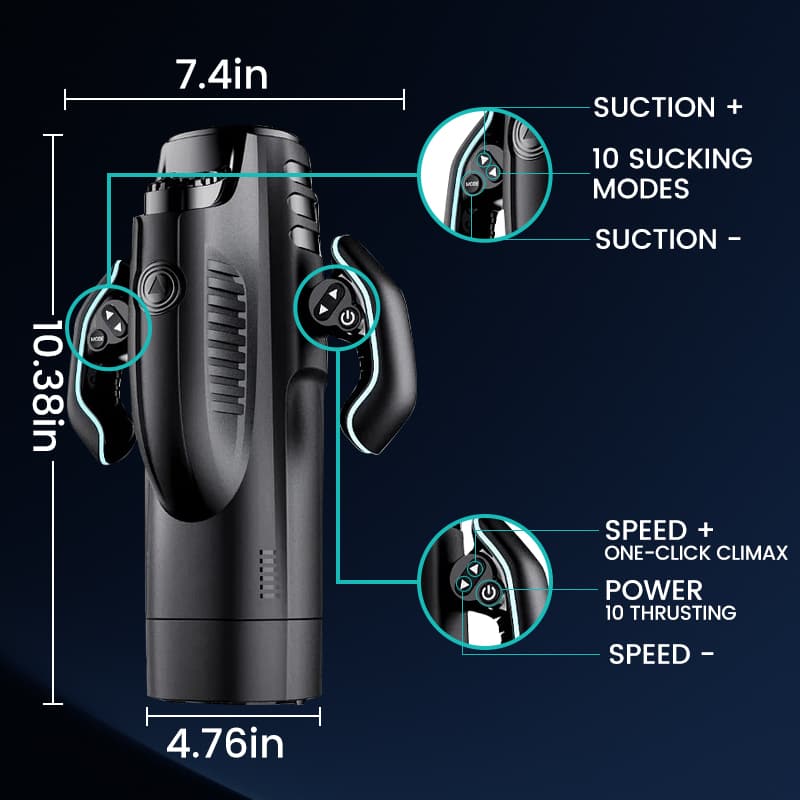 New Leten Bermuda Automatic Telescopic Sucking Heating Strong Male Masturbator