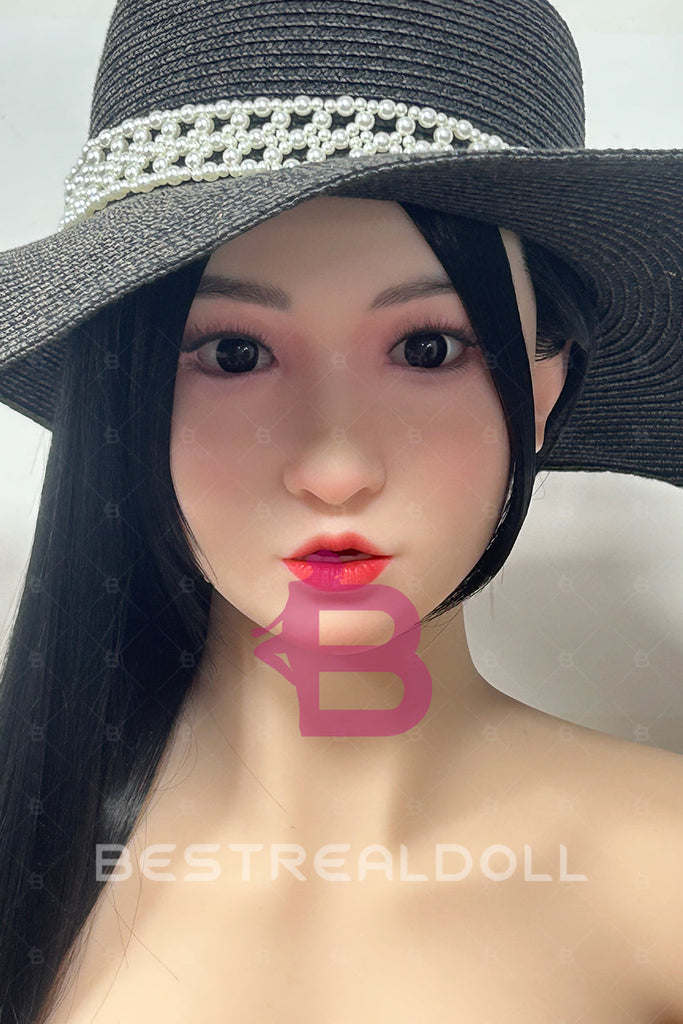 US Stock - Theodora 160cm #539 Big Boobs Silicone ROS Head Sex Doll TPE Body Movable Jaw Adult Oral Sex Doll