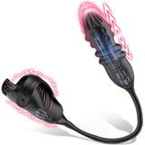 Asher Thrusting Prostate Massager Vibrating Penis Vibrator Couple Play Anal Toys