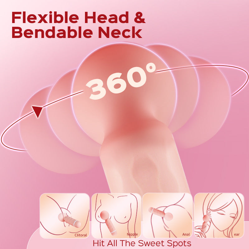 Mini USB Rechargeable Wand Massager Vibe Clitoris Stimulation