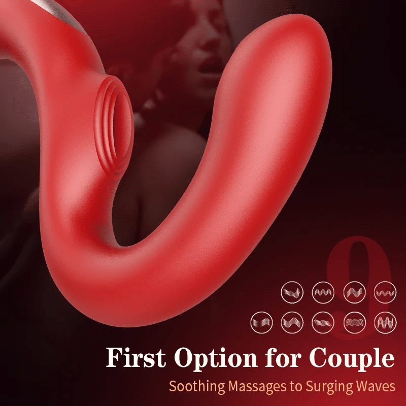 U-Design Double Stimulation For Clit & G-spot Vibrator With Tapping Mode