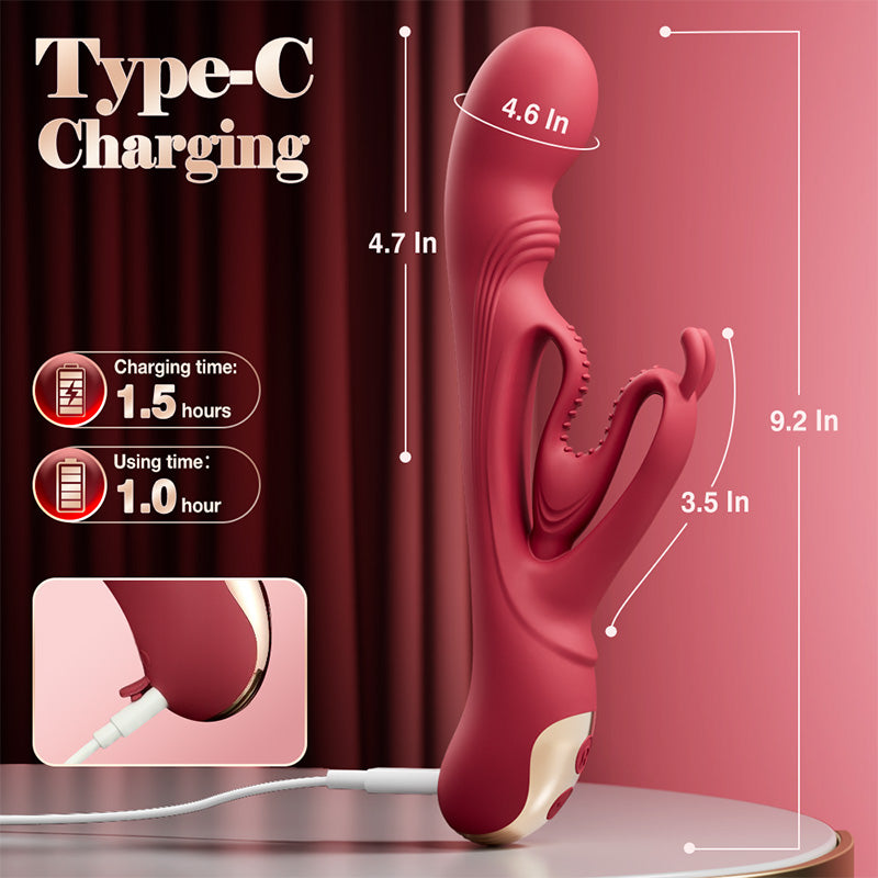 3 in 1 Buniva Rabbit Vibrator Sex Toys for Women