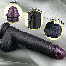 Load image into Gallery viewer, Maurice - Large Size Thrusting Vibration Heating Brown Dildo For Men Women