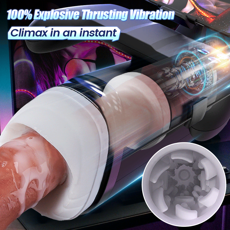 Turbo - Thrust 10-Mode Stroker – Interactive Gamepad Design with Adjustable Phone Stand