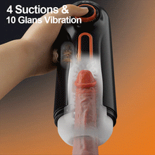 Load image into Gallery viewer, 5-in-1 Thrusting &amp; Vibrating Masturbator Cup with 4 Suction Modes