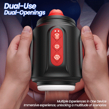 Load image into Gallery viewer, Dual Glans Stimulation10x Vibration Rotation Water Spray  Male Masturbator