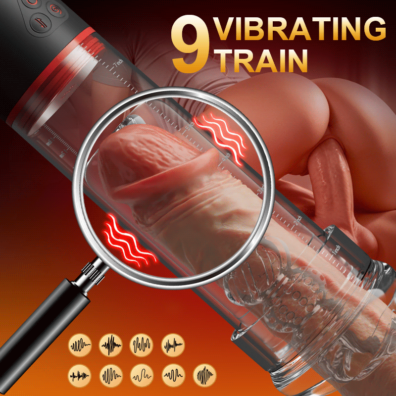 DREAMER 9 Mode Vibrating & Sucking 2 IN 1 Lips Penis Pumps