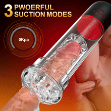 Load image into Gallery viewer, DREAMER 9 Mode Vibrating &amp; Sucking 2 IN 1 Lips Penis Pumps