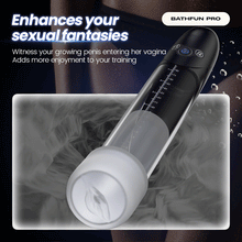 Load image into Gallery viewer, BathFun - Professional Penis Pump Powerful Vacuum Fully Waterproof Intelligent Training Function