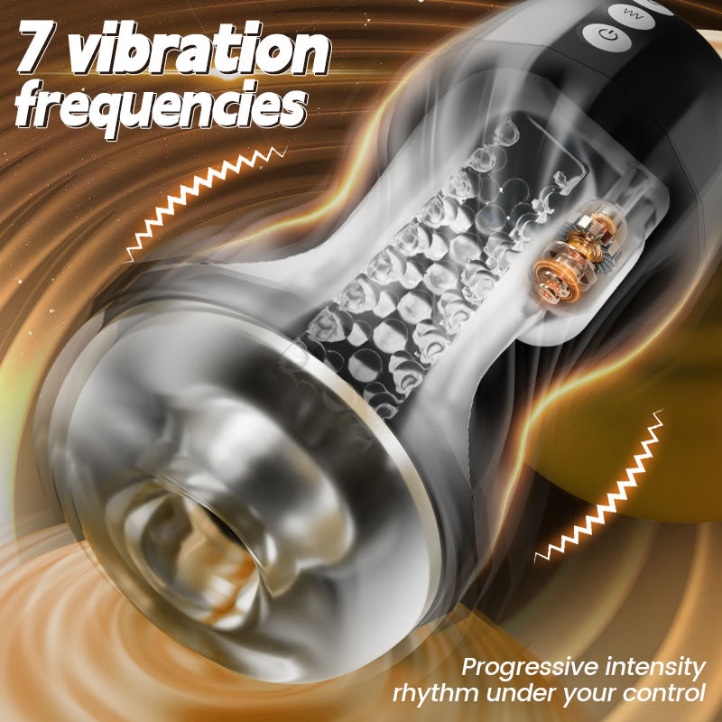 Gasvortex 7x Suction and Vibration Twistable Casing Male Masturbator