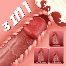 Load image into Gallery viewer, Colt - 9.84 In Swinging &amp; Thrusting &amp; Heating Dildo with Large Rounded Glans Real Skin