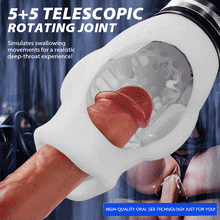 Load image into Gallery viewer, Tornado 3.0 - Dual Motor Oralsex Analog Masturbator 7 Vibrations 5 Retractions 5 Rotations