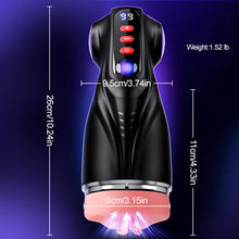 Load image into Gallery viewer, Daphne - 3 Sleeves Pocket Pussy Penis Pump with 9 Sucking &amp; 9 Vibrating Male Masturbator