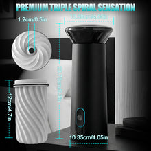Load image into Gallery viewer, 9 Suction Modes &amp; Powerful Vibration 2.8x Wide Sleeve Electric Male Masturbator Cup