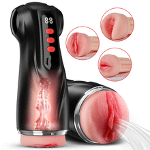 Load image into Gallery viewer, Daphne - 3 Sleeves Pocket Pussy Penis Pump with 9 Sucking &amp; 9 Vibrating Male Masturbator