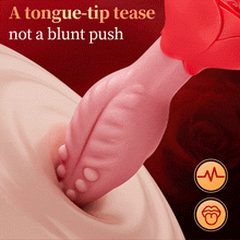 Load image into Gallery viewer, Sera - Tongue-Shaped 360° Rotating Anal Plug with Rose Base for Women &amp; Men