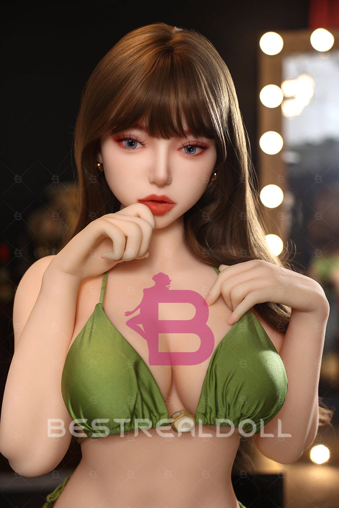 US Stock - YAMIEE Niva 163cm SNK40 Natural Skin TPE Sex Doll Jelly Breast Adult Love Doll (Free 2ND Head)