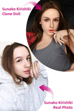 Load image into Gallery viewer, US Stock - YAMIEE Unique Design 159cm #898E Content Creator Sunako Kirishiki Clone Silicone ROS Head Sex Doll TPE Oral Sex Love Doll (Free 2ND Head)