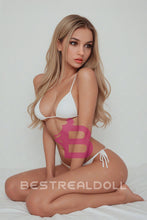 Load image into Gallery viewer, US Stock - Jean Plus 157cm #149 Blonde Hair TPE Sex Doll Small Boobs Realistic Adult TPE Love Doll