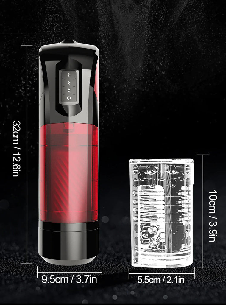 Best Hands Free Blowjob Machine Realistic Rotating Stroking One-key Orgasm