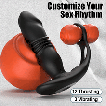 Load image into Gallery viewer, SAUL - Prostate Climax Thrusting Anal Training Prostate Massager