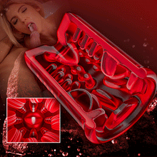 Load image into Gallery viewer, Terminator 9 Telescopic Rotating Sucking with Handle Male Stroker