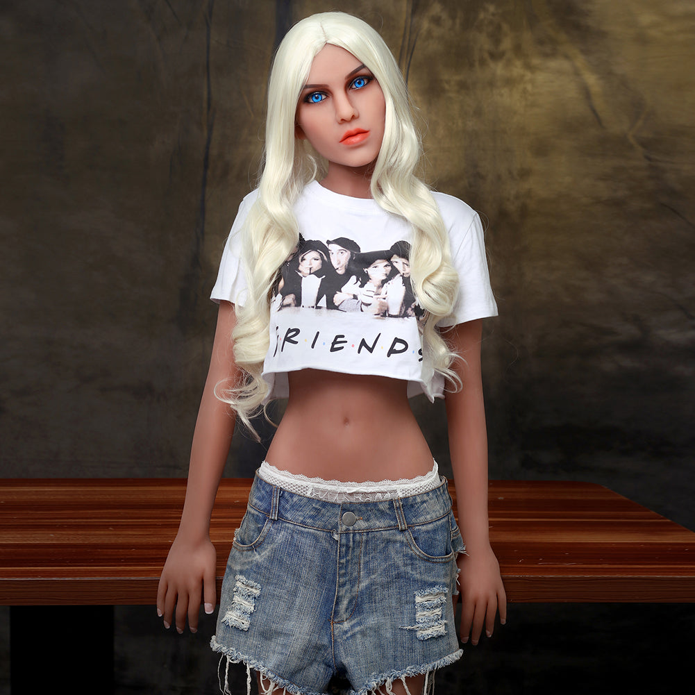 US Stock - Candice 157CM #91 Realistic Small Boobs TPE Sex Doll Jelly Breasts Love Doll