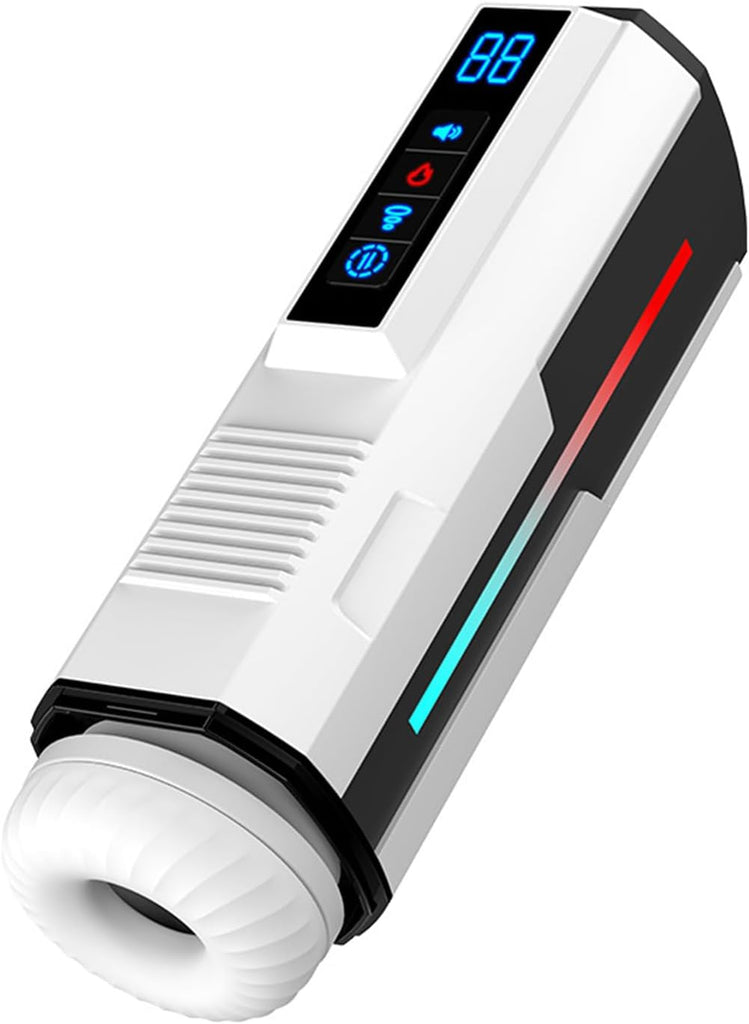 7 Vibrating & 5 Sucking Thrusting LCD Display Automatic Male Masturbator