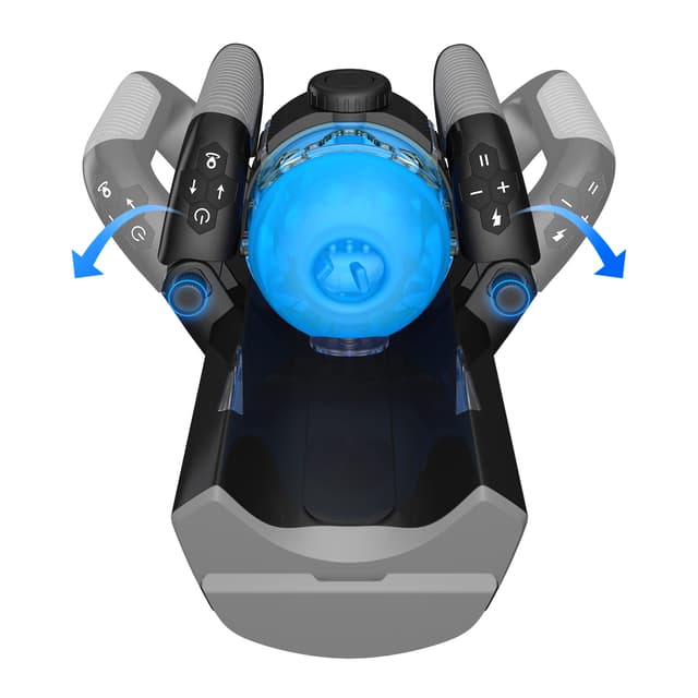 Dark Thunder - Male Masturbator with Adjustable Sleeve and 9 Thrusting Modes