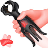 9X Licking Vibrating Double-Ended Penis Trainer 360° Wrapped Stimulation Male Masturbator