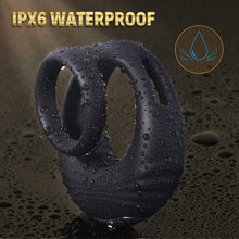 Load image into Gallery viewer, Remote Vibrating Cock Ring Male Sex Toys - Silicone Penis Ring Adult Toys For Men With 10 Intense Vibrations, Stretchy Dual Ring Mens Vibrator for Longer Erections, Male Adult Sex Toys for Men Couples