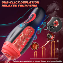 Load image into Gallery viewer, Male Masturbator Mens Sex Toys - Phone Holder Penis Pump Male Sex Toys with 9 Sucking &amp; 9 Vibrating with APP Control, Heating Adult Toys Blowjob Machine, LCD Display Stroker Vibrator Sex Toys for Men