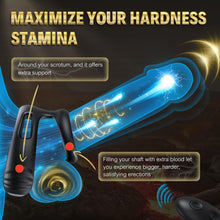 Load image into Gallery viewer, Remote Vibrating Cock Ring Male Sex Toys - Silicone Penis Ring Adult Toys For Men With 10 Intense Vibrations, Stretchy Dual Ring Mens Vibrator for Longer Erections, Male Adult Sex Toys for Men Couples