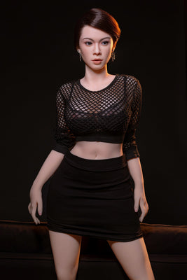 US Stock - RIDMII Aidra 158cm Unique Design Silicone Movable Jaw Oral Sex Love Doll TPE Body Adult ROS Head Sex Doll