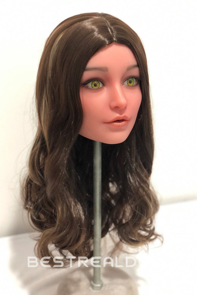 US Stock - RIDMII Ashalee Unique Design 162cm Silicone ROS Head BBW Sex Doll TPE Body Movable Jaw Adult Love Doll