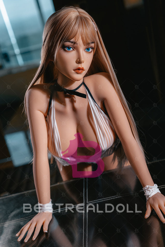 US Stock - YAMIEE Carlee 160cm K29 Silicone Head Jelly Breasts Sex Doll Natural Skin TPE Body Adult Love Doll