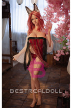 Load image into Gallery viewer, US Stock - YAMIEE Rowena Unique Design 161cm K39 Silicone ROS Head Sex Doll TPE Body Adult Oral Sex Love Doll