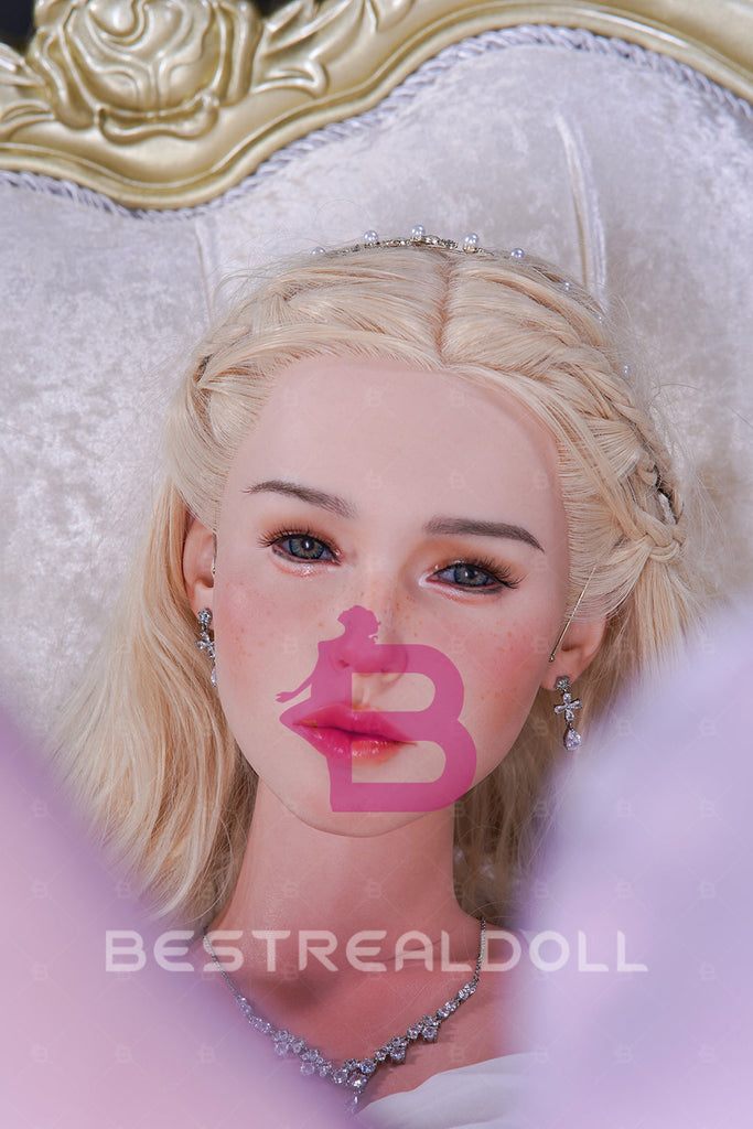 US Stock - YAMIEE Suki Plus 158cm SNK20 Unique Design Silicone ROS Head Sex Doll TPE Body Movable Jaw Adult Love Doll