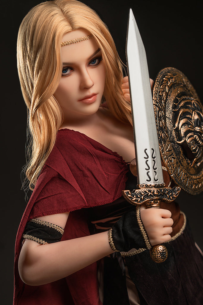 US Stock - YAMIEE Lux 164cm K35 Unqiue Design TPE Sex Doll Medium Boobs Blonde Lady Adult Love Doll (Free 2ND Head)