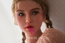 Load image into Gallery viewer, US Stock - Sabriel 150cm M46 Small Boobs ROS Silicone Head Sex Doll TPE Body Adult Oral Sex Love Doll with Movable Jaw (Free 2ND Head)