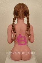 Load image into Gallery viewer, US Stock - Sabriel 150cm M46 Small Boobs ROS Silicone Head Sex Doll TPE Body Adult Oral Sex Love Doll with Movable Jaw (Free 2ND Head)