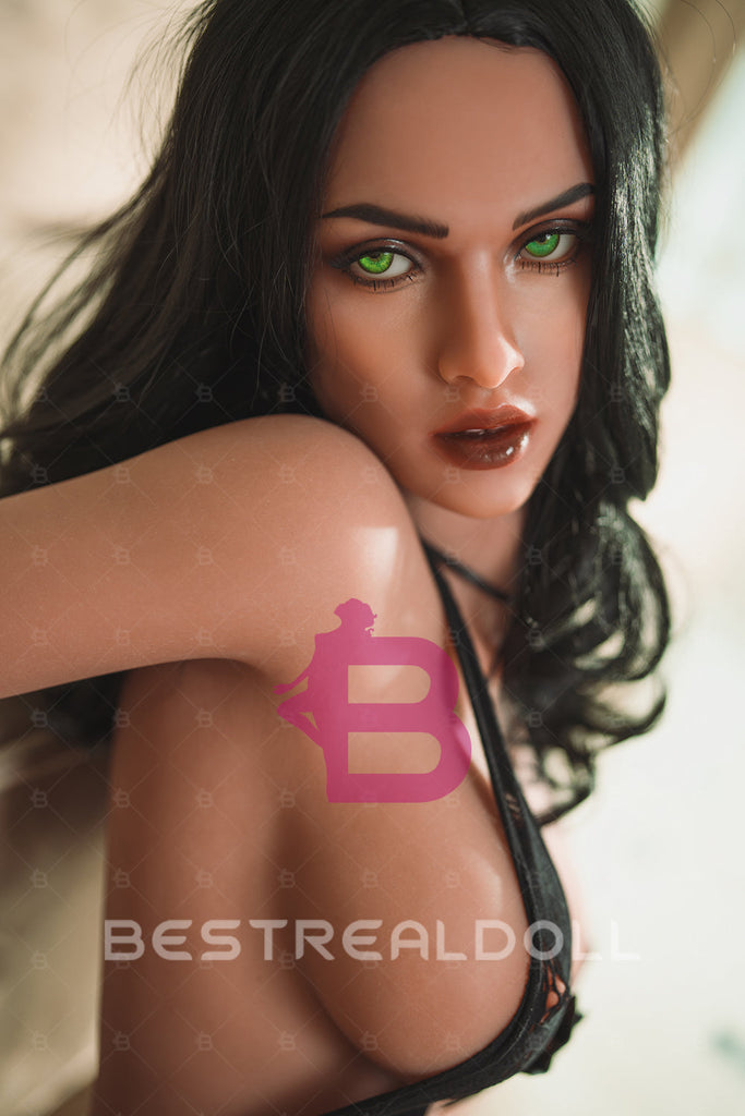 US Stock - YAMIEE Unique Design Esme 152cm KT45 TPE Adult Love Doll Tanned Skin TPE Sex Doll (Free 2ND Head)