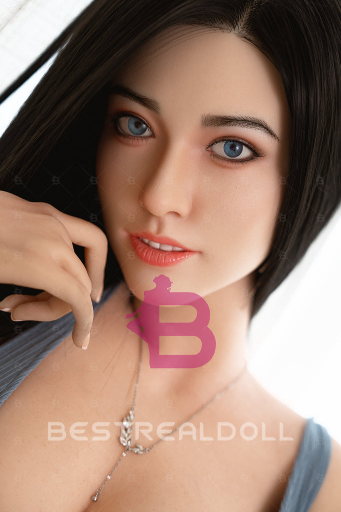 US Stock - YAMIEE Lindy 164cm K17 Silicone Head Sex Dolls Big Boobs TPE Body Adult Love Doll