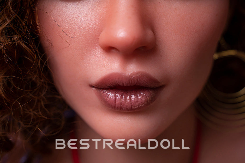 US Stock - RIDMII Anita Unique Design 162cm Silicone ROS Head Sex Doll #461 TPE Body Movable Jaw Adult BBW Love Doll